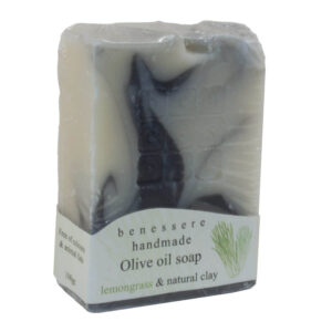 Face & Body Soap with Lemon, Grass and Natural Clay 100 ml